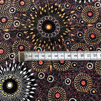 Preview: RED ONION DREAMING Aborigines Stoff aus Australien